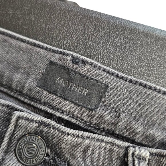 MOTHER The Hustler Roller Ankle Fray Jean, Call It A Night,Wide Leg,Hi Rise, 27 - Picture 11 of 12